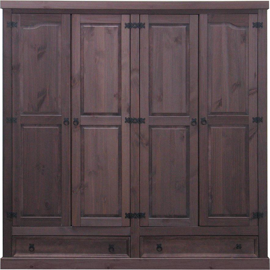 Ebuy24, Kleiderschrank, Kleiderschrank New Mexico (196 x 194 x 58 cm)