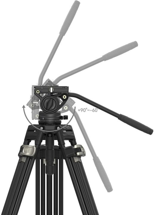 Produktbild SmallRig FreeBlazer Heavy-Duty Aluminum Alloy Tripod Kit AD-80 4163 (Metall)