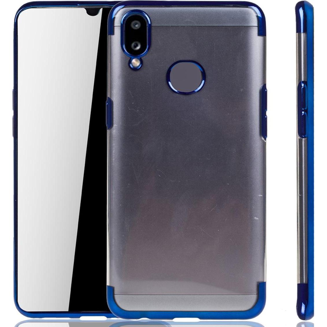 König Design Handyhülle für Samsung Galaxy A10s Case Cover Schutz Tasche Schutzhülle Blau Neu (Samsung Galaxy A10s), Sma...