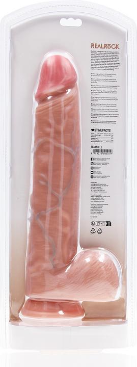 Actual product image RealRock Extra Large Straight with Balls 13 / 33 cm - Flesh