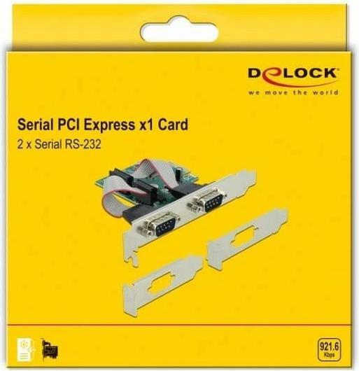 Actual product image Delock PCI Express card 90007 2x serial / RS-232