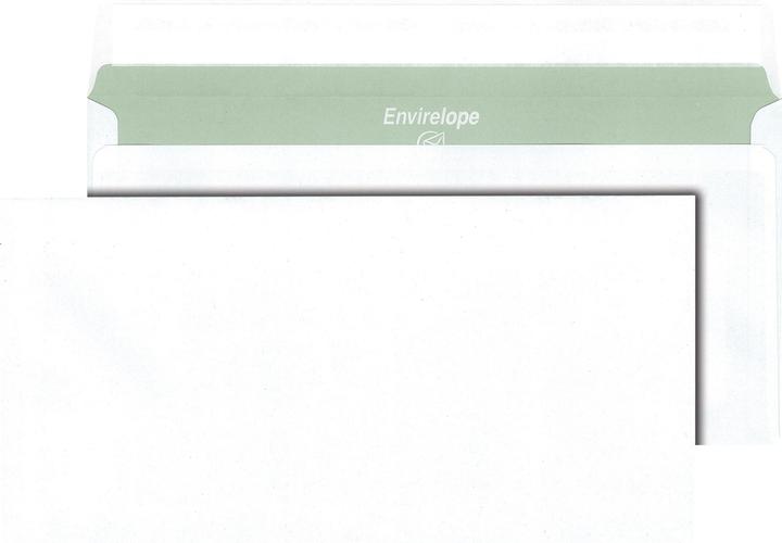 Actual product image Mailmedia Envirelope envelopes DIN long without window white 1.000 pcs. (DIN long (11 x 22 cm), 1 x)