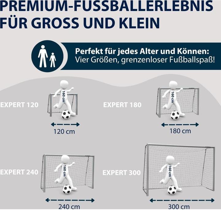 Produktbild Hudora Fussballtor Expert 240