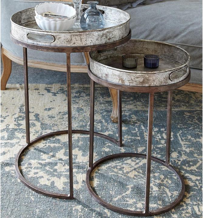 Actual product image Loberon Side table 2Er Set Saint Mark (34 x 34 x 50 cm)