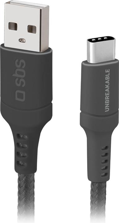Image du produit SBS Câble USB 2.0 type C - Unbreakable Collection (1 m, USB 2.0)