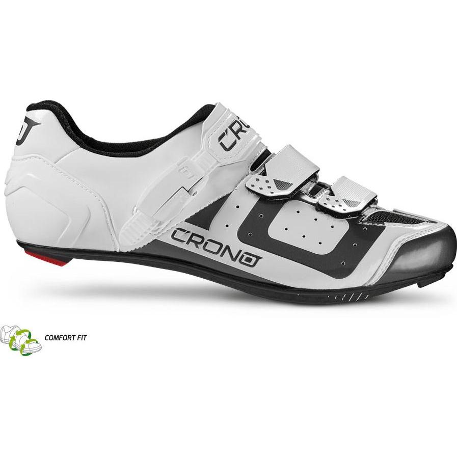 MGA, Scarpe da ciclismo, Scarpe da strada CR-3 43 in nylon CR3-W-43 (43), Bianco