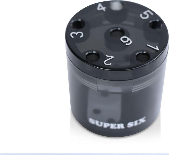 Actual product image Bestsaller 3013 SUPER SIX Würfelspiel ABS Kunststoff, auch für die Reise, 36 Spielstäbchen & 2 Würfe (2 - 6 Players)