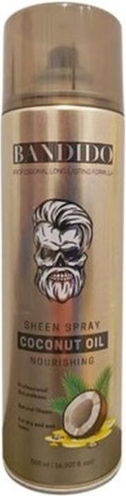 Bandido Lacquer Coconut Oil Sheen Spray 500ml (500 ml)