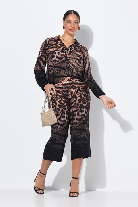 Image du produit Miamoda Culotte, weites, gerades Bein, Leo-Patchmuster (58)