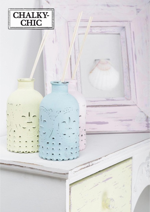 Productafbeelding Marabu Krijtverf Chalky Chic (Wit, Groen, Roze, Grijs, Lichtblauw, 100 ml)