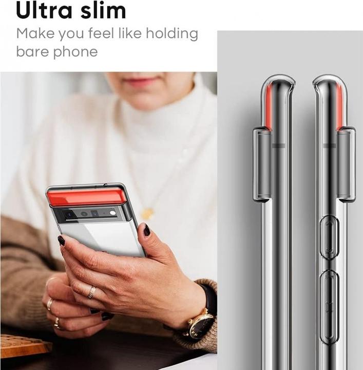 Immagine prodotto Screenguard Custodia Google Pixel 6 Pro flessibile in TPU trasparente (Google Pixel 6 Pro)