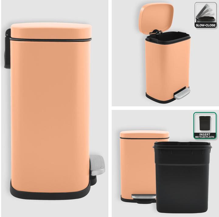 Produktbild spirella Akira Matt 5l Treteimer Matt-Peach (5 l)