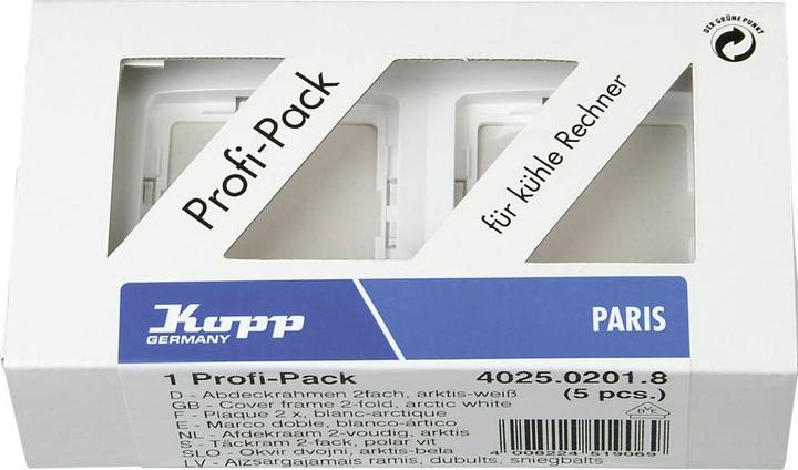 Produktbild Kopp 402502018 Schalterplatte & Steckdosenabdeckung