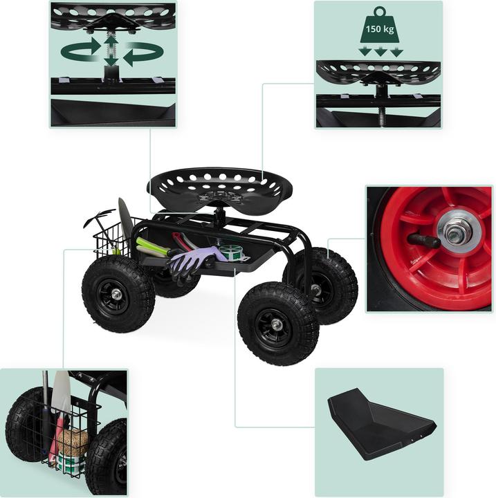 Actual product image Relaxdays Garden seat