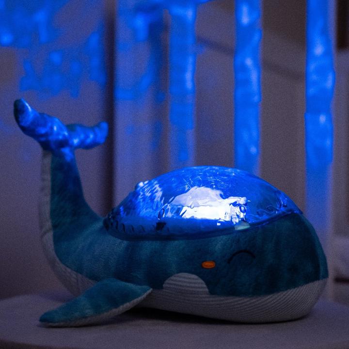Actual product image Cloud B Cloudbox Tranquil Whale - Nachtlicht Blau (Wiederaufladbar)