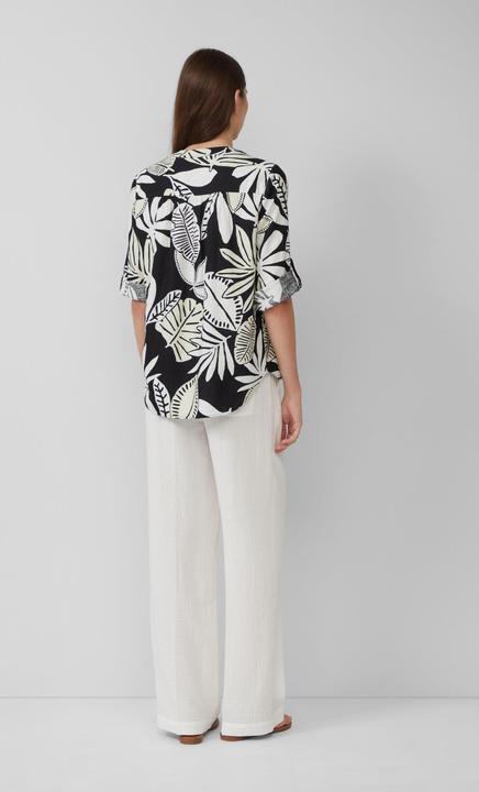 Produktbild S.Oliver Bluse Bluse aus Leinenmix mit 3/4-Ärmeln (32)