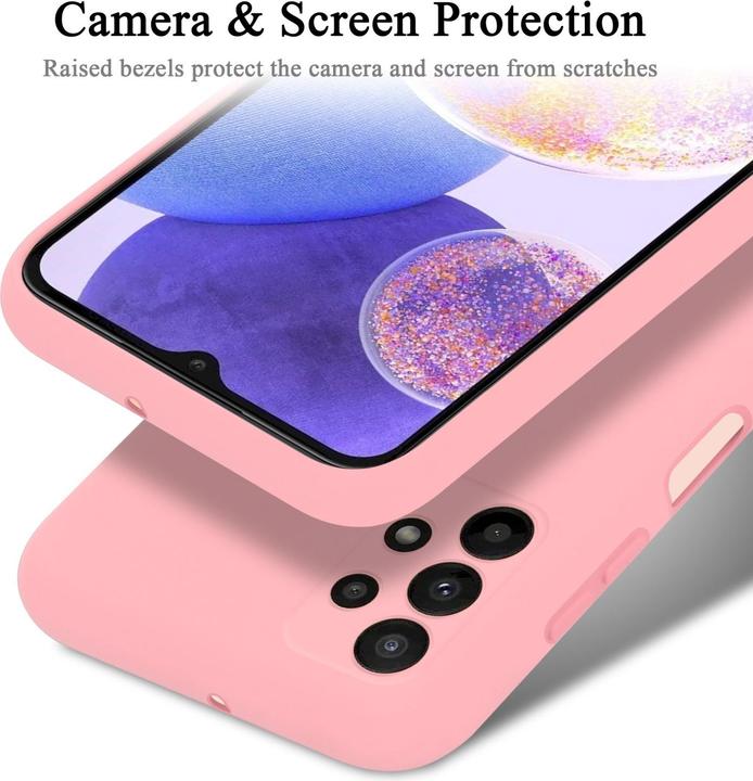 Produktbild Cadorabo TPU Liquid Silicone Case Hülle für Samsung Galaxy A23 4G / 5G (Samsung Galaxy A23 5G, Samsung Galaxy A23)