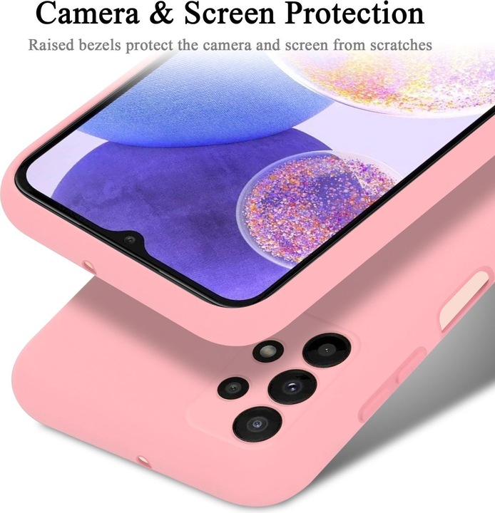 Actual product image Cadorabo TPU Liquid Silicone Case Cover for Samsung Galaxy A23 4G / 5G (Samsung Galaxy A23 5G, Samsung Galaxy A23)