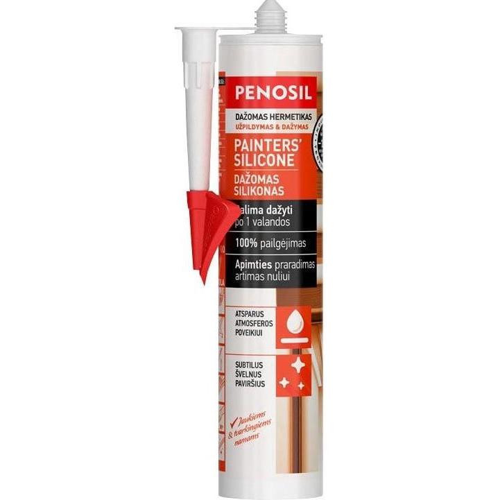 Penosil, Colore + Vernice per fai da te, Sigillante siliconico per pittori 290ml