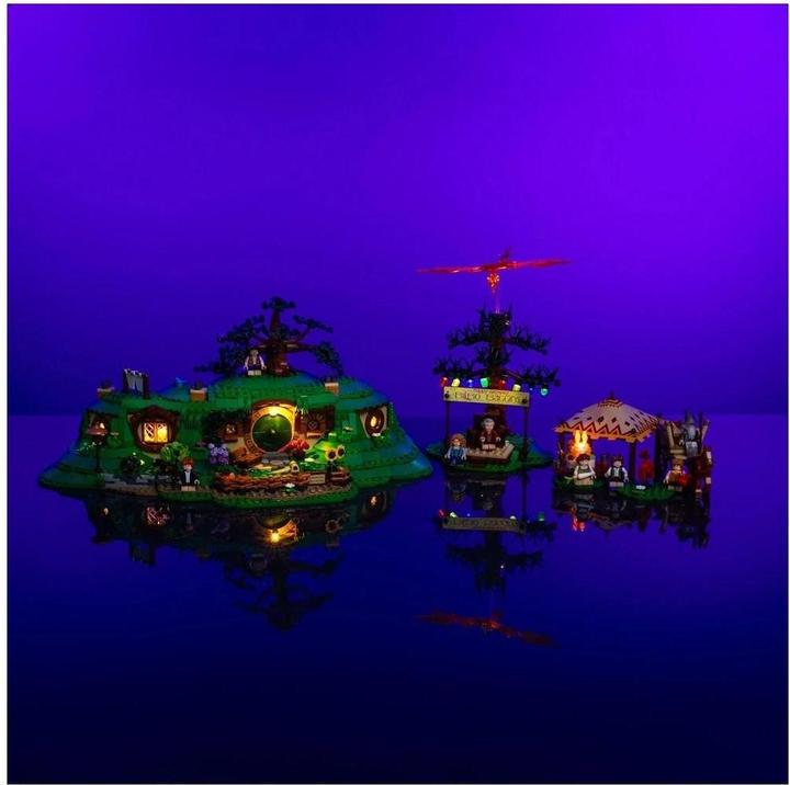 Actual product image Light my bricks LMB 2.0 LEGO® 10354# The Lord of the Rings The Shire Light Kit