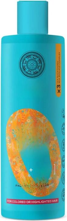 Actual product image Natura Siberica Oblepikha Color Aminoplex Shampoo For Dyed Hair 400ml (400 ml, Liquid shampoo)