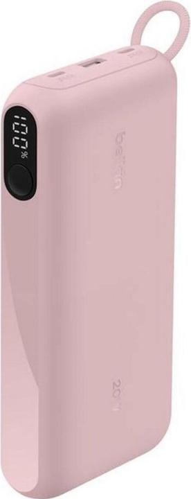 Immagine prodotto Belkin BPB028HQPK, 20000 mAh, Rosa (20000 mAh, 20 W, 74 Wh)