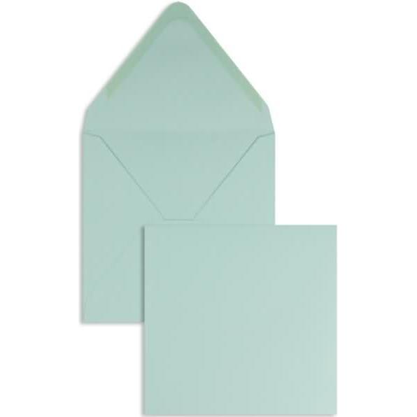 Blanke, Briefumschlag, Briefumschläge 160x160mm 120g/qm gummiert VE=100 Stück himmelblau (100 x)
