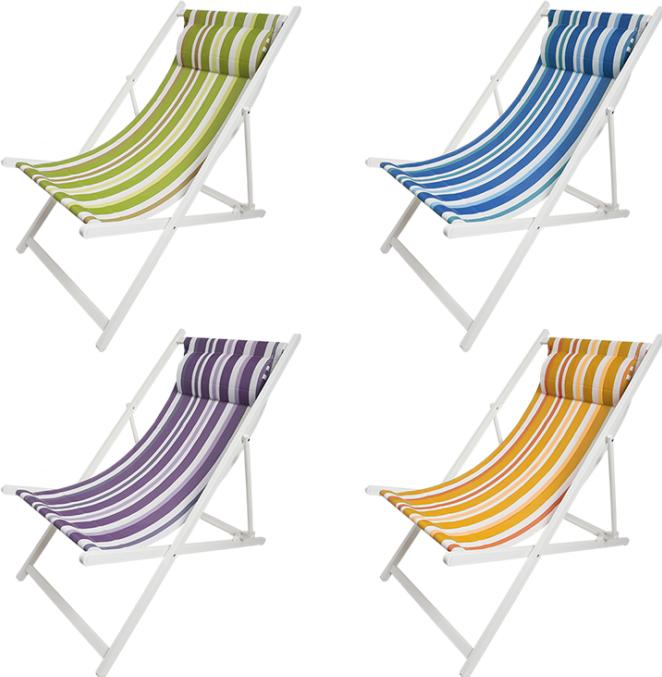 Esschert Design Striped deckchair (62.50 cm)