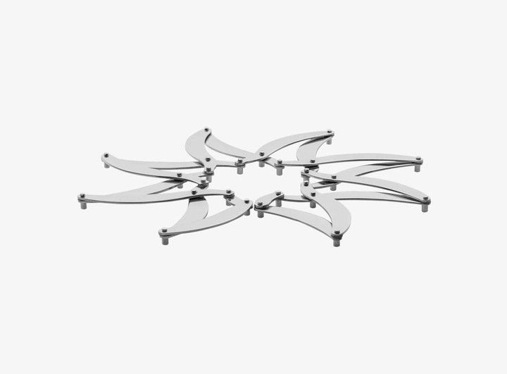 Produktbild Alessi Topfuntersatz platin (1 x, Pfannenuntersetzer)