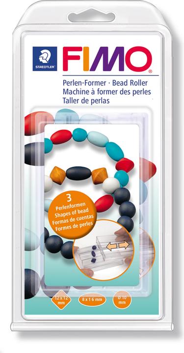 Actual product image Fimo beads roller round, oval, square