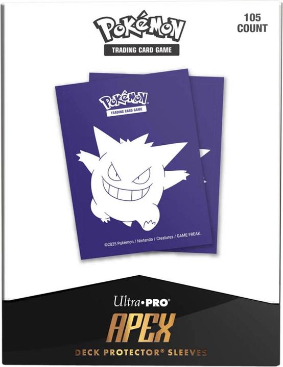 Actual product image Ultra Pro Pokémon - Gengar APEX Deck Protector Sleeves (105)