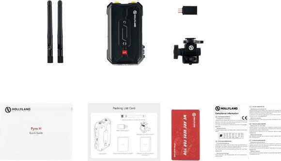 Immagine prodotto Hollyland Trasmettitore video wireless Pyro H (PYRO H TX) (400 m)