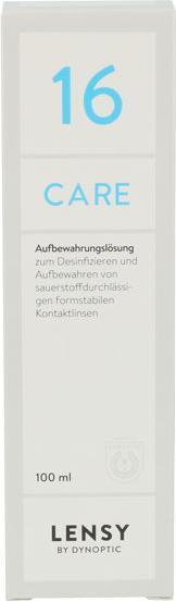 Actual product image Lensy Care 16 Hartlinsen-Aufbewahrungslösung (Saline solution Lens solution, 100 ml)