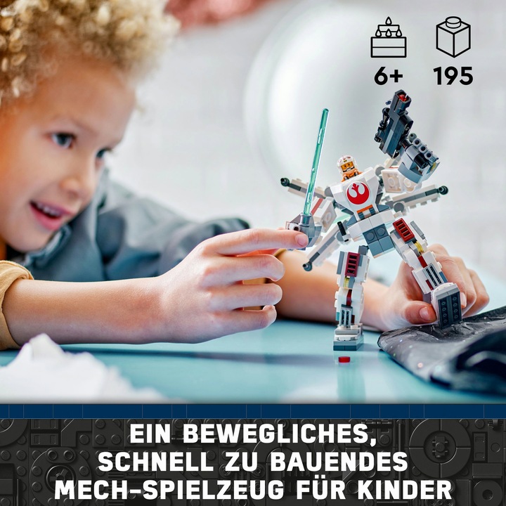 Actual product image LEGO Luke Skywalker's X-Wing Mech (75390, LEGO Star Wars)