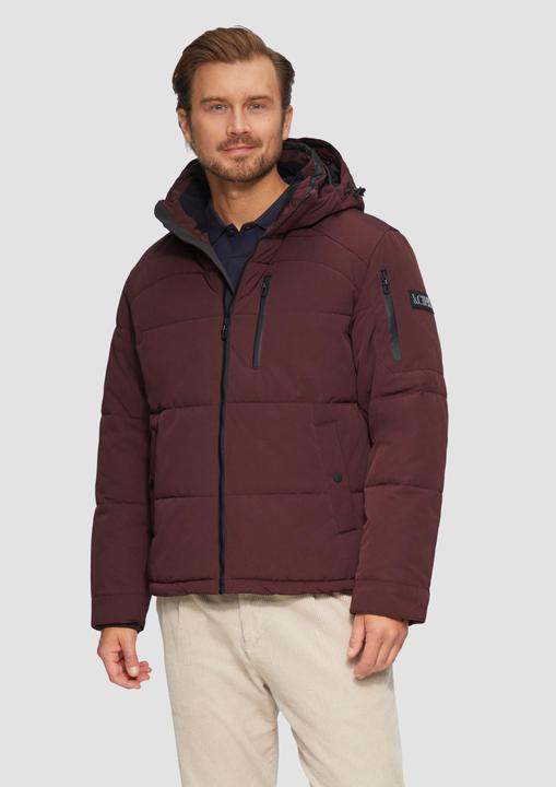 Produktbild S.Oliver Outdoor-Jacke Wasserabweisende Steppjacke mit abnehmbarer Kapuze (XXL)