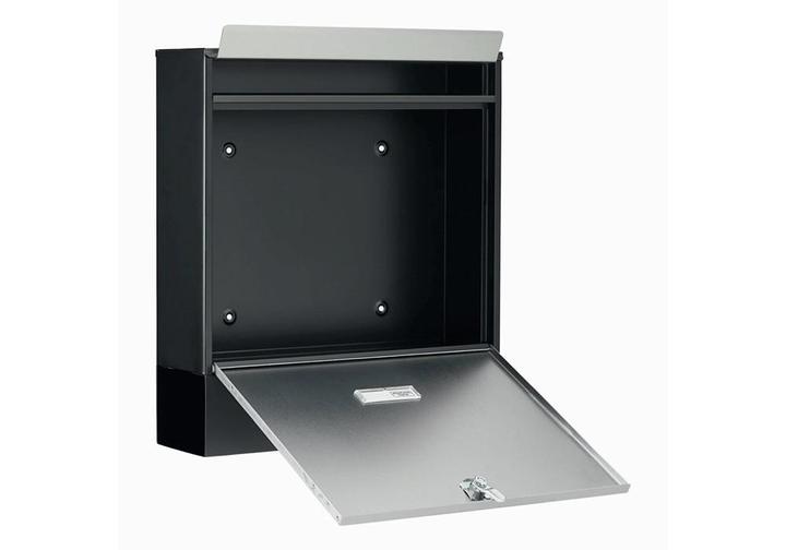Actual product image Burg Wächter Mailboxes Oxford 6877 black&steel