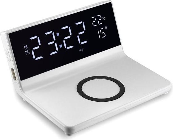 Image du produit We-Vibe Réveil avec chargeur induction à 15W max, double alarme, lumiosité réglable, 1 p