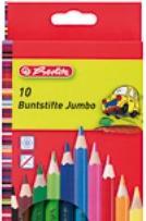 Actual product image Herlitz Coloured pencils Jumbo box of 10 (Assorted colours, 10 x)
