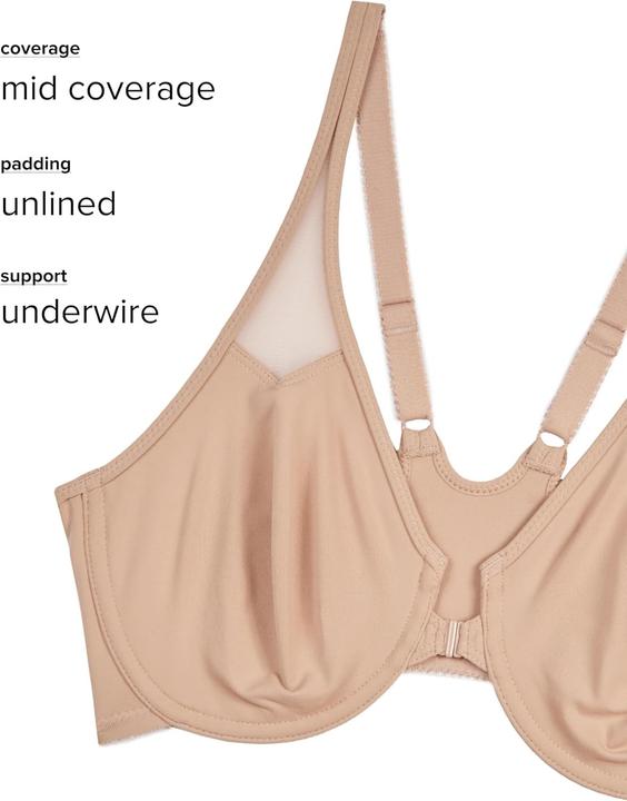 Actual product image Wacoal Front Close T-Back Underwire Bra (32 C)