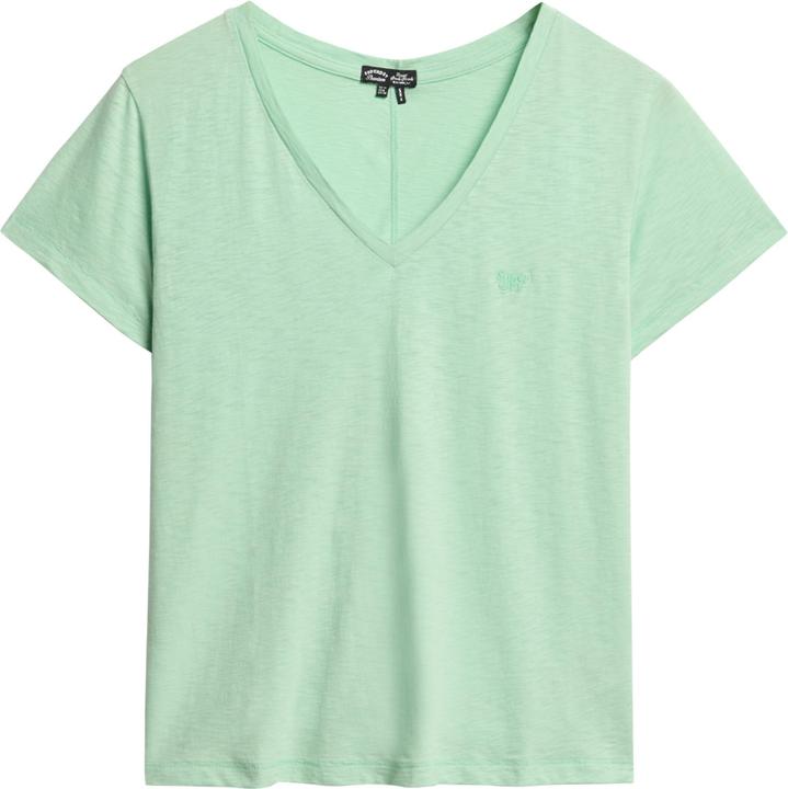 Produktbild Superdry Strukturiertes T-Shirt mit V-Ausschnitt und Stickerei (XL)