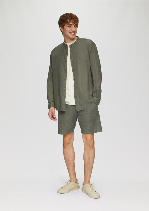 Immagine prodotto s.Oliver Hemd Hemd aus Leinenmix mit Garment Dye (L)