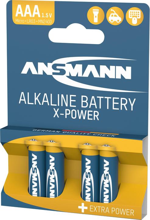 Produktbild Ansmann AAA LR 03 X-Power (4 Stk., AAA)
