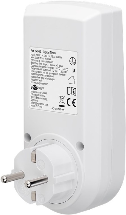 Image du produit Goobay Minuterie numérique, lot de 2
