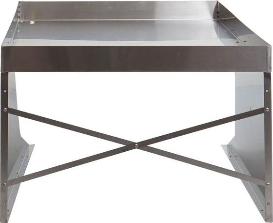 Produktbild Mendler XL Mähroboter-Garage mit Pflanzkasten HWC-G60, Metall 47x70x100cm, Edelstahl (Mähroboter, Mähroboter Garage)