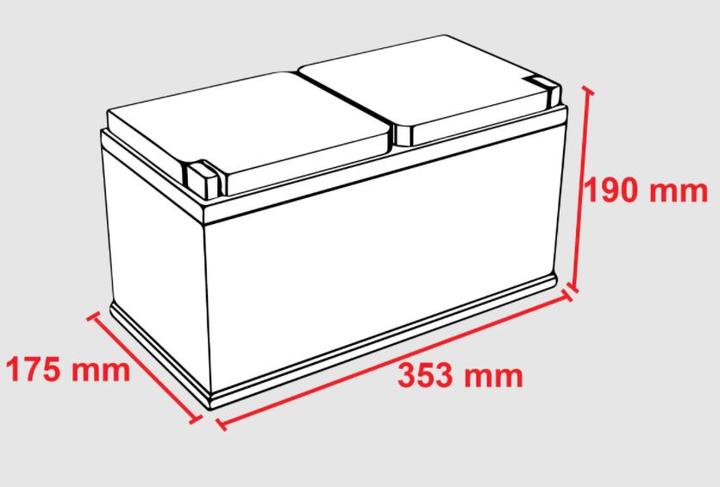 Actual product image Voltic VP60044 Performance (12 V, 100 Ah, 870 A)
