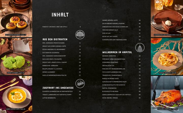 Actual product image Das inoffizielle Kochbuch für Panem-Fans (German, Tom Grimm, 2023)