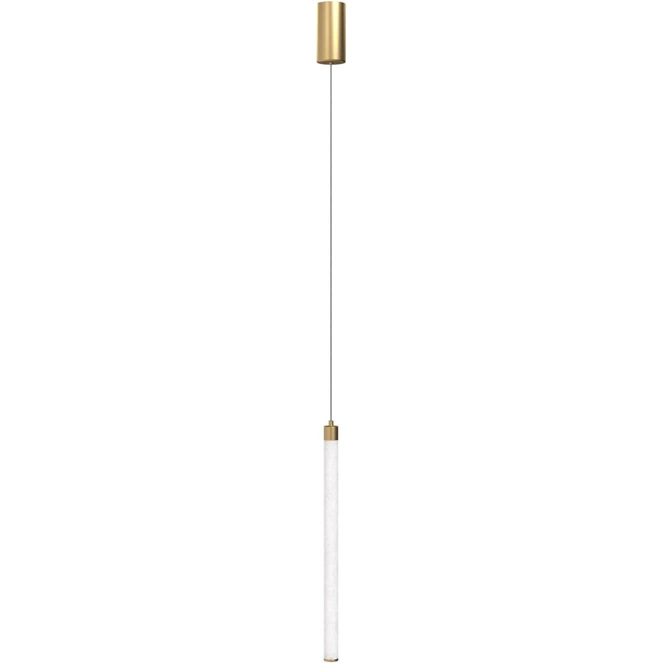 Maytoni, Pendelleuchte, Ray LED Pendelleuchte, Hängeleuchte 20W Gold-Farbe Warmweiss