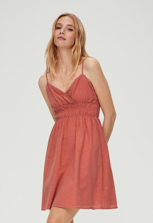 Produktbild s.Oliver Kleid Baumwollkleid mit Spitze (42)