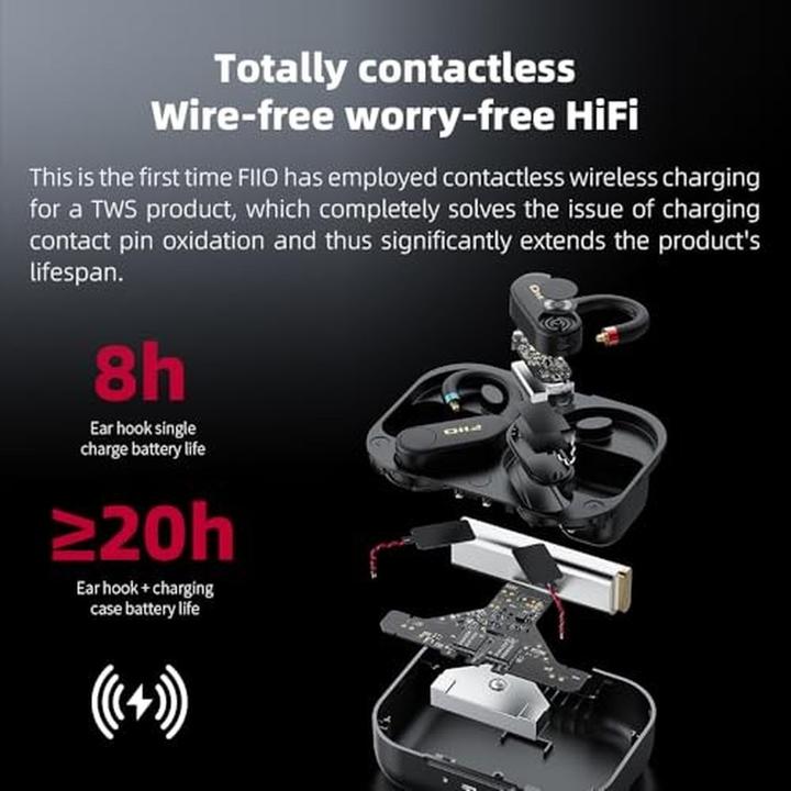 Actual product image FiiO UTWS5 2025 MMCX (ANC, 8 h, Wireless)