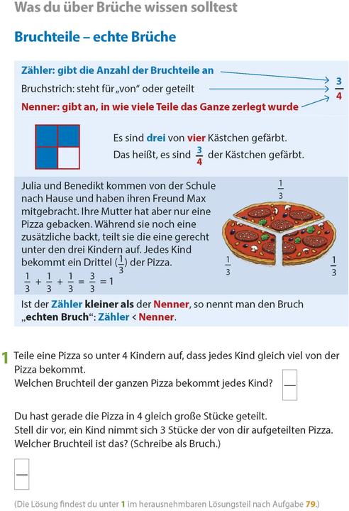 Produktbild Bruchrechnen ab 6. Klasse (Deutsch, Adolf Hauschka, Linda Bayerl, Martina Knapp, Rainer Thiele, Sabine Dengl, 2022)